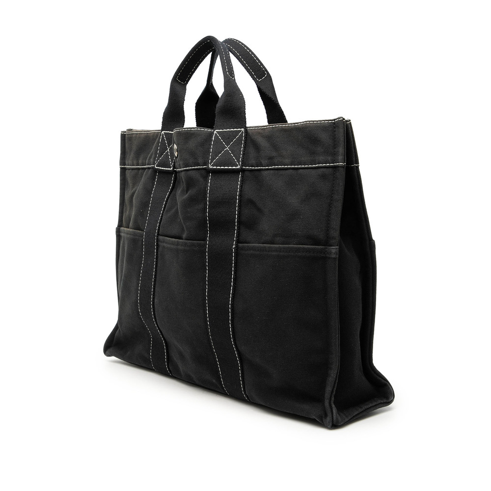 Pre-Loved Hermes Canvas Fourre Tout MM - Picture 2 of 6